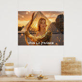 FRANKRIJK - VIVE LA FRANCE POSTER (Keuken)