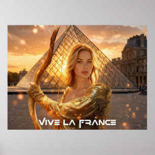 FRANKRIJK - VIVE LA FRANCE POSTER