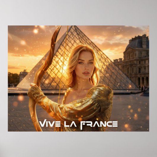 FRANKRIJK - VIVE LA FRANCE POSTER (Voorkant)