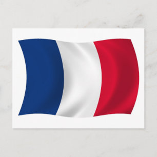 Frankrijk Vlag Ansichtkaart Briefkaart