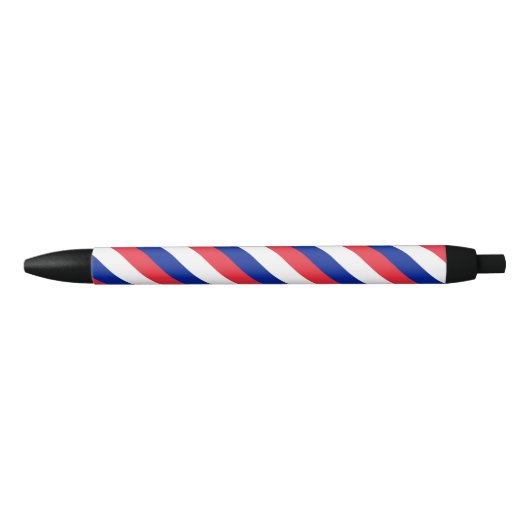 Frankrijk Vlag Balpen Zwarte Inkt Pen (Voorkant)