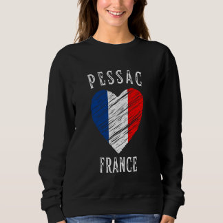 Frankrijk Vlag Hart Pessac Stad Trui