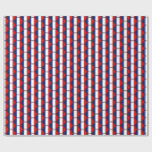 Frankrijk Vlag Honeycomb Wrapping Paper Cadeaupapier (Vlak)