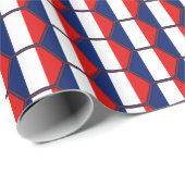 Frankrijk Vlag Honeycomb Wrapping Paper Cadeaupapier (Rol Hoek)