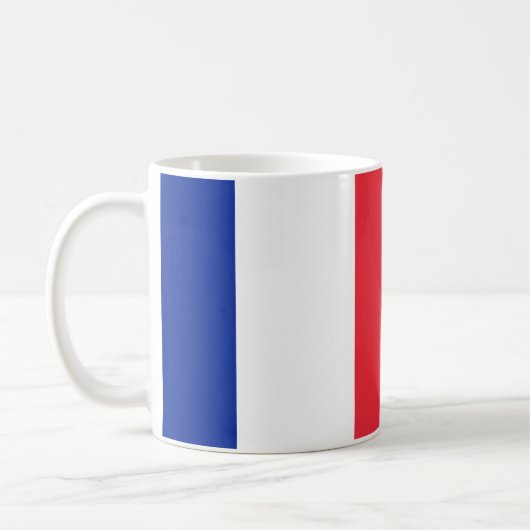 Frankrijk Vlag Keramische Mok (Links)