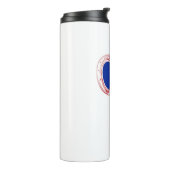 Frankrijk vlag Klim Carabiner Thermosbeker (Gedraaid links)