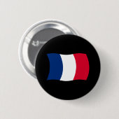 Frankrijk Vlag Knop Ronde Button 5,7 Cm (Voorkant /achterkant)