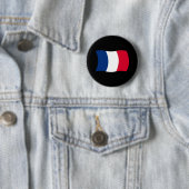 Frankrijk Vlag Knop Ronde Button 5,7 Cm (In situ)