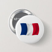 Frankrijk Vlag Knop Ronde Button 5,7 Cm (Voorkant /achterkant)