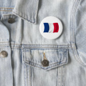Frankrijk Vlag Knop Ronde Button 5,7 Cm (In situ)