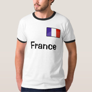 Frankrijk Vlag Mannen T-shirt