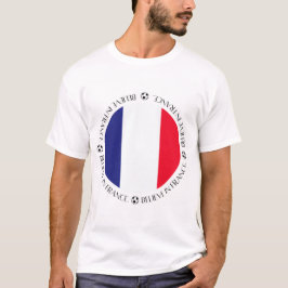 Frankrijk Vlag Patriottische Kleding T-shirt
