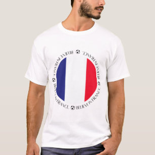 Frankrijk Vlag Patriottische Kleding T-shirt