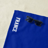 Frankrijk Vlag Prachtig Patriottisch Strandlaken (In situ)