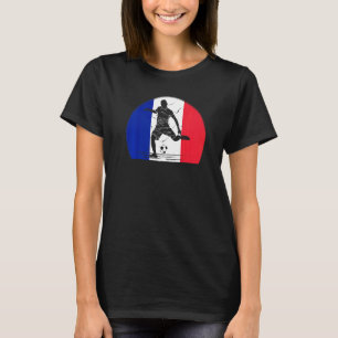 Frankrijk Vlag Soccer Football Frans Voetbal T-shirt