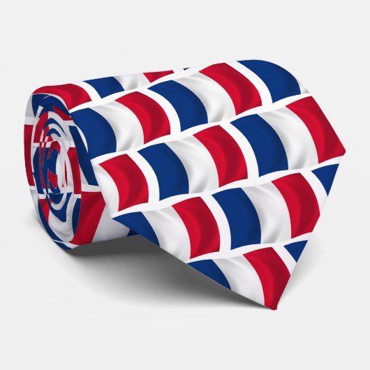 Frankrijk Vlag Stropdas (Opgerold)