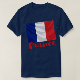 Frankrijk Vlag T-Shirt