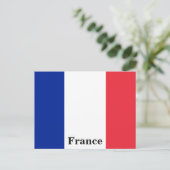  Frankrijk Vlagerreistoerisme Briefkaart (Staand voorkant)