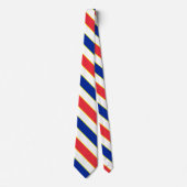 Frankrijk Vlaggenkleuren Elegant Patriottische Str Stropdas (Voorkant)