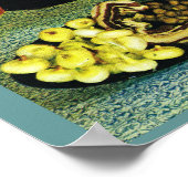 Frankrijk, voedsel, Le Coq au Vin Poster (Hoek)