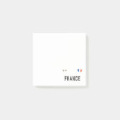Frankrijk Voetbal Fan Shirt Hart Post-it® Notes (Voorkant)