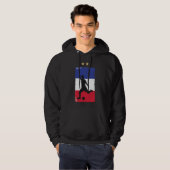 Frankrijk Voetbal Fan T-shirt Franse Vlag (Voorkant volledig)