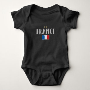 Frankrijk Voetbal Fan T-shirt Franse Vlag