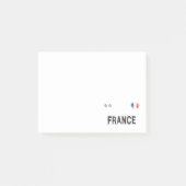 Frankrijk Voetbal Fan T-shirt Hart Post-it® Notes (Voorkant)