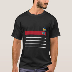 Frankrijk Voetbal Jersey Frans 1984 Retro T-shirt