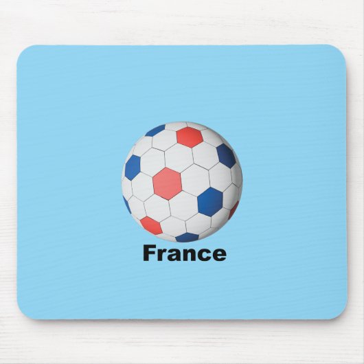 Frankrijk Voetbal Muismat (Voorkant)