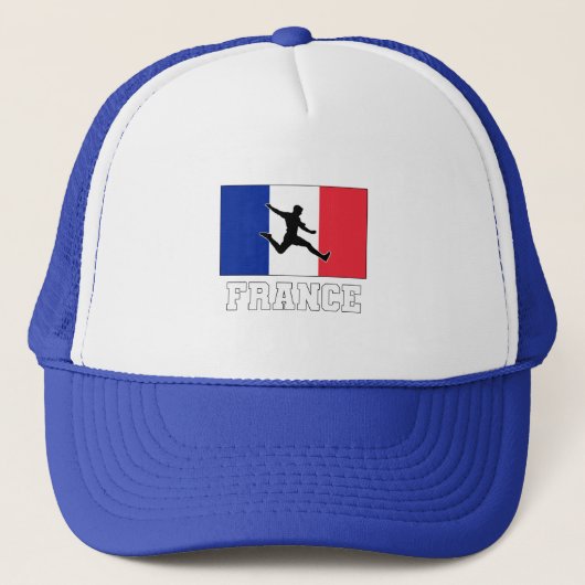 Frankrijk Voetbal Nationaal Elftal Trucker Pet (Voorkant)