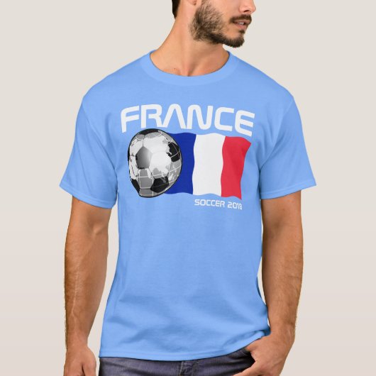 Frankrijk Voetbal T-Shirt (Voorkant)