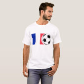 Frankrijk voetbal t-shirt (Voorkant volledig)