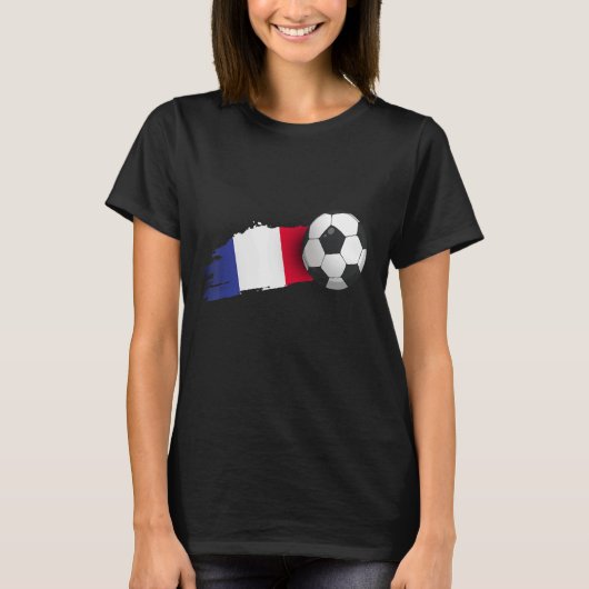 Frankrijk Voetbal T-shirt (Voorkant)