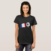 Frankrijk Voetbal T-shirt (Voorkant volledig)