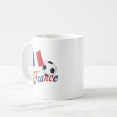Frankrijk Voetbal Trots  Koffiemok (Voorkant links)