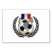 Frankrijk voetbalkampioenen kaart (Achterkant)
