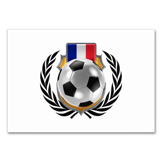 Frankrijk voetbalkampioenen kaart (Voorkant)