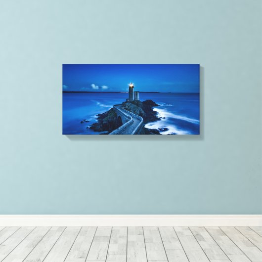 Frankrijk vuurtoren canvas (Insitu (Houten vloer))