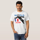 Frankrijk Wereld Voetbal T-Shirt (Voorkant volledig)