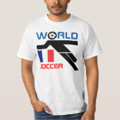 Frankrijk Wereld Voetbal T-Shirt (Voorkant)