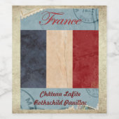 Frankrijk Wijnlabel Wijn Etiket (Enkel label)