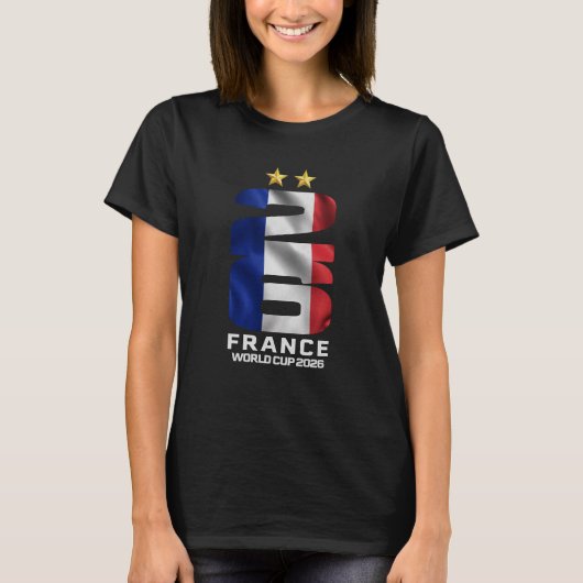 Frankrijk WK 2026 - Les Bleus Fan T-Shirt (Voorkant)