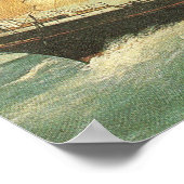 Frankrijk, zeilschip Belem 1902 Poster (Hoek)