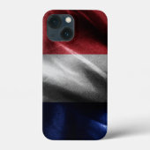 Frankrijk zijde vlag Case-Mate iPhone case (Achterkant)