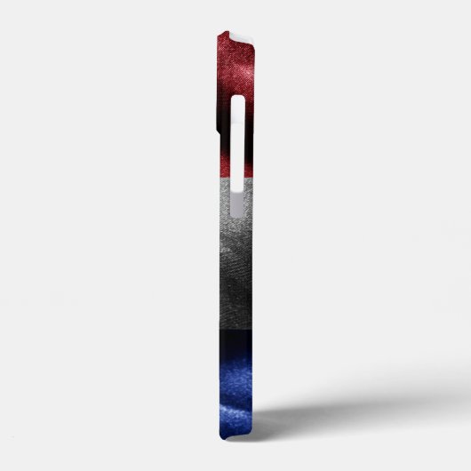 Frankrijk zijde vlag Case-Mate iPhone case (Achterkant / Links)