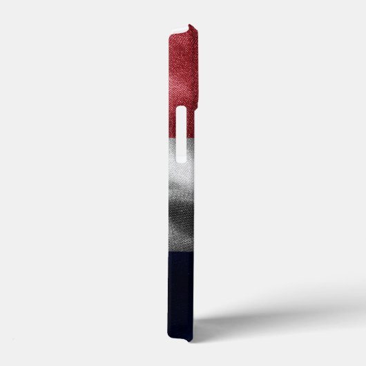 Frankrijk zijde vlag Case-Mate iPhone case (Achterkant / Rechts)