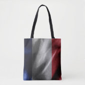 Frankrijk zijde vlag tote bag (Voorkant)