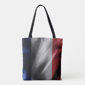 Frankrijk zijde vlag tote bag (Achterkant)