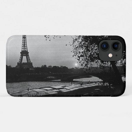 -Frankrijk zonsondergang Eiffeltoren Case-Mate iPhone Case (Achterkant (horizontaal))